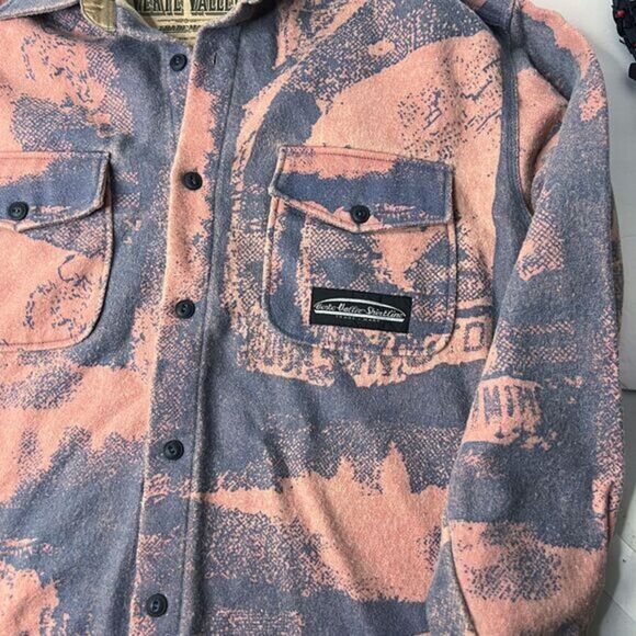 Vintage VERTE VALLEE Flannel Jacket Western Size Large - Picture 4 of 11